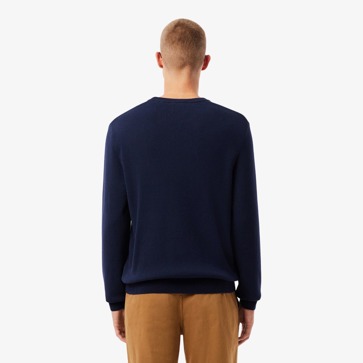 Lacoste French Made Striped Sweatshirt AH5944 // NAVY 9IL