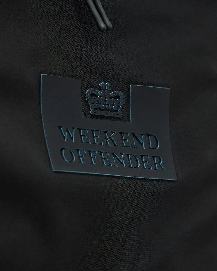 Weekend Offender Frusciante Polar Fleece Hoodie // BLACK