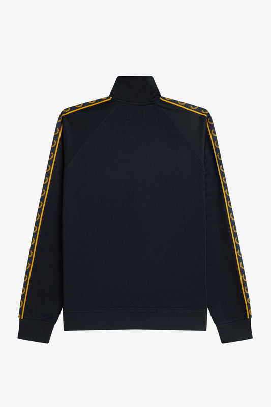 Fred Perry Contrast Tape Track Jacket // NAVY 248