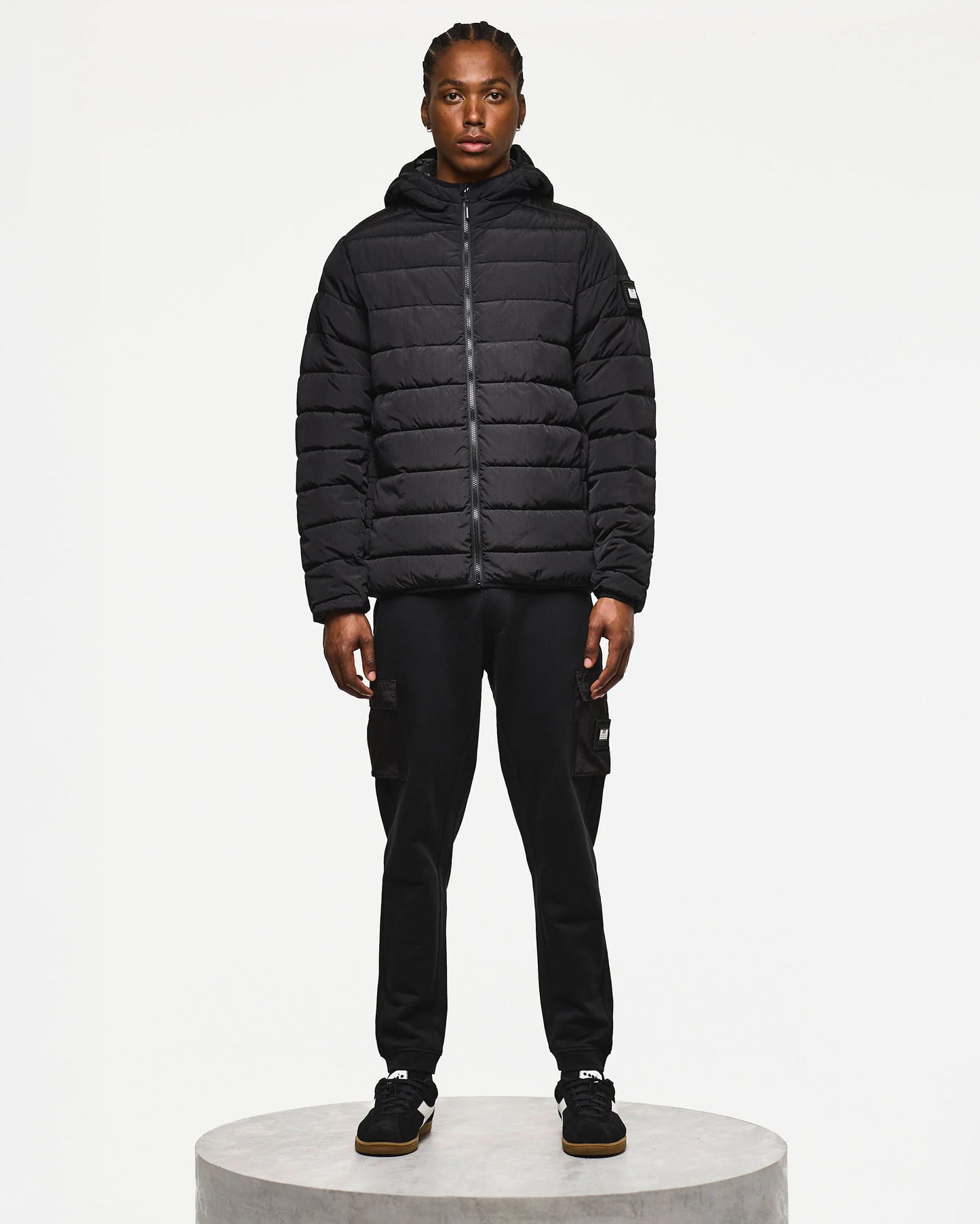 Weekend Offender La Guardia Puffer Jacket // BLACK