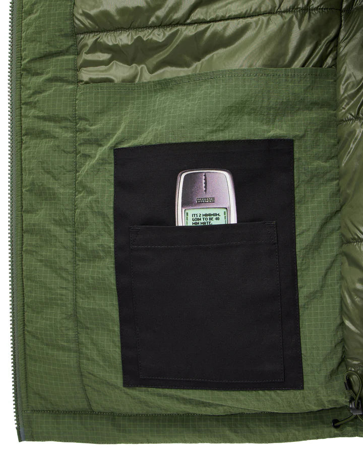 Weekend Offender Vettel Thermo Jacket // BAY LEAF GREEN