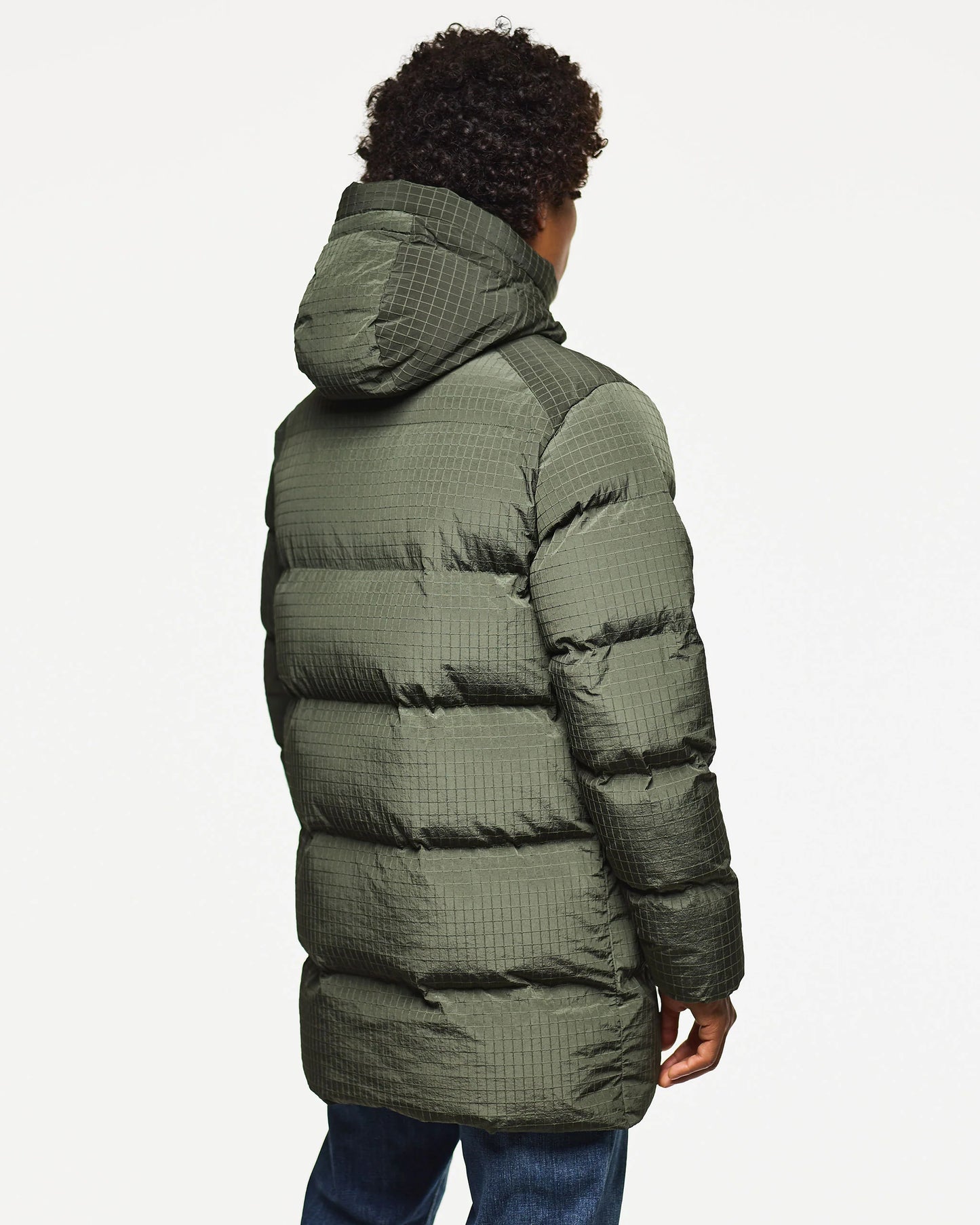 Weekend Offender Lombardo Longline Primaloft Jacket // FOREST GREEN
