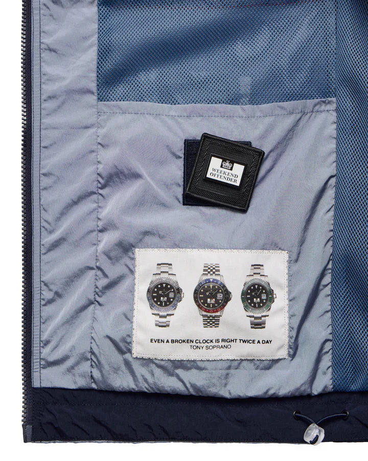 Weekend Offender Parissa Windbreaker // NAVY/BLUE