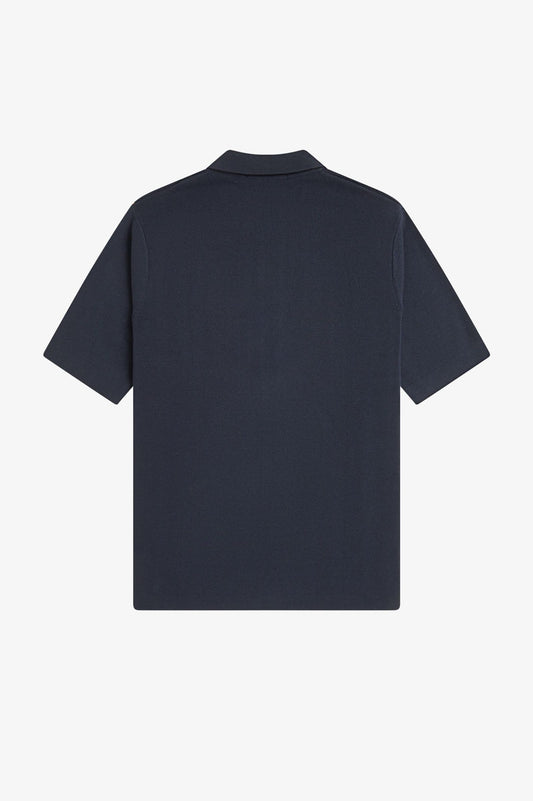 Fred Perry K2324 Tonal Vertical Stripe Shirt // NAVY