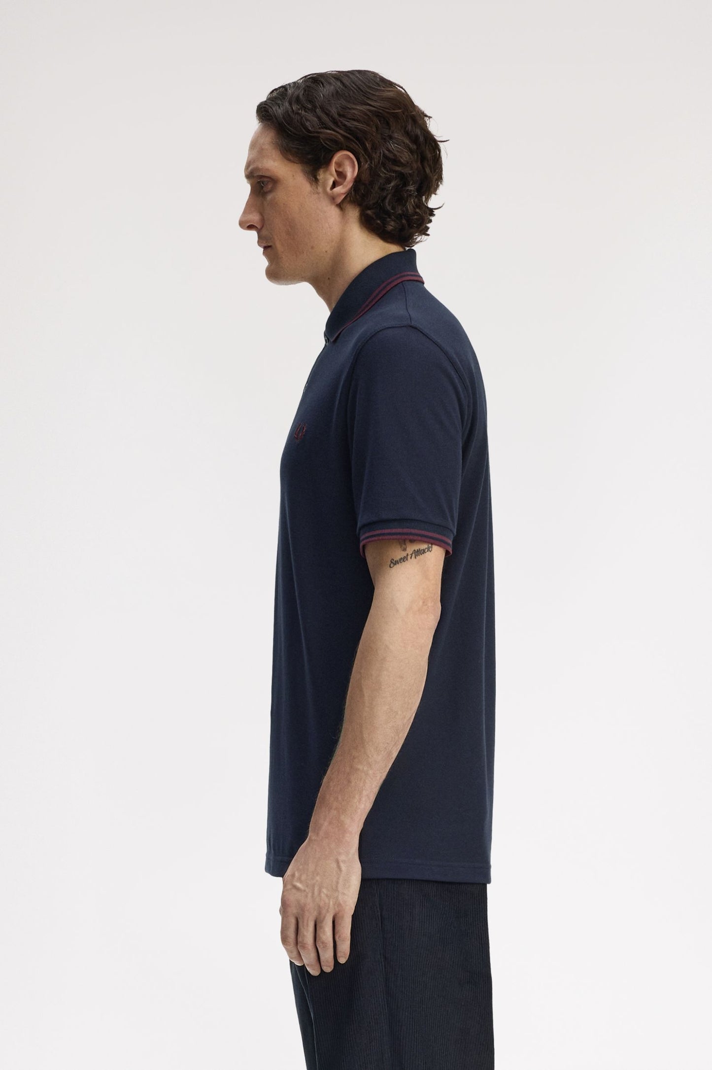 Fred Perry M12 Made In England Polo // NAVY 68A