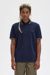 Fred Perry M12 S50 Made in England Shirt // NAVY/ECRU