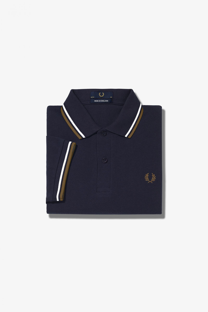 Fred Perry M12 S50 Made in England Shirt // NAVY/ECRU – Sweet & Tender