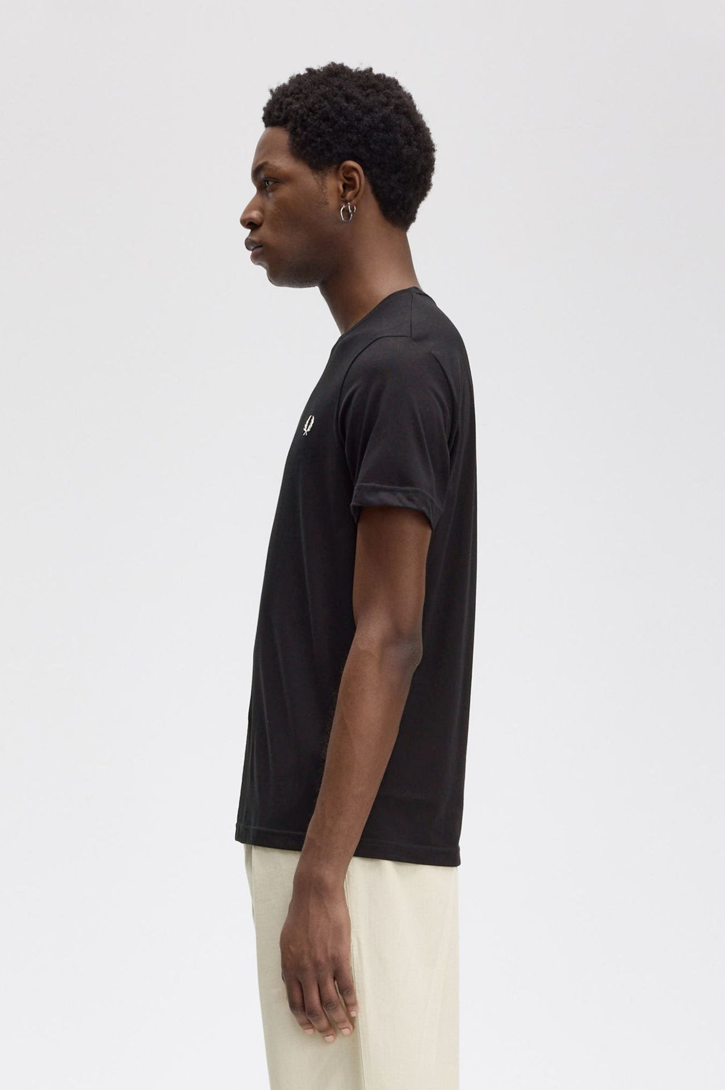 Fred Perry Crew Neck T-Shirt M1600 // BLACK 102