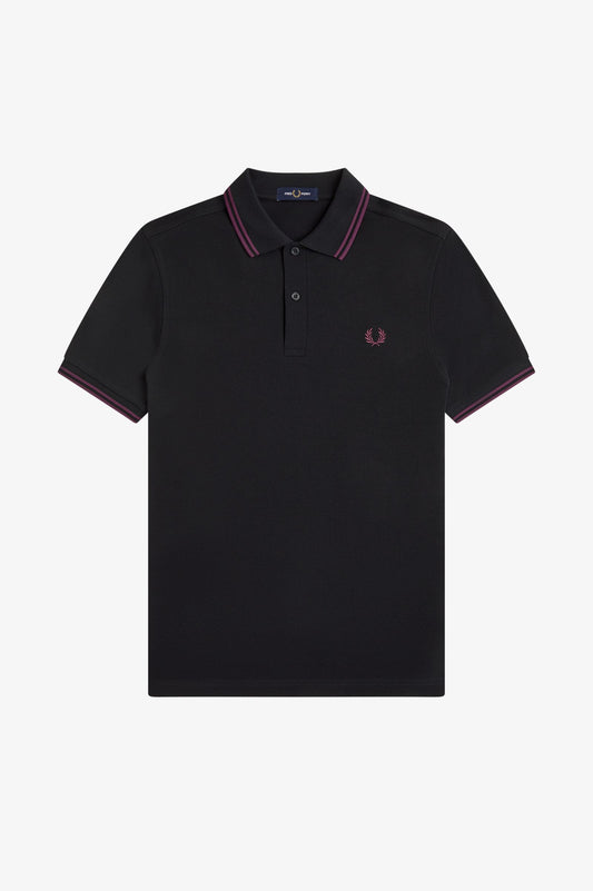 Fred Perry M3600 Polo // BLACK PLUM 87C