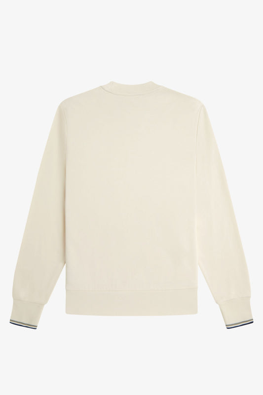 Fred Perry Crew Neck Sweatshirt // ECRU 68C