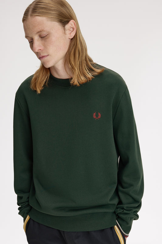 Fred Perry Crew Neck Sweatshirt // GRASSROOT 85A