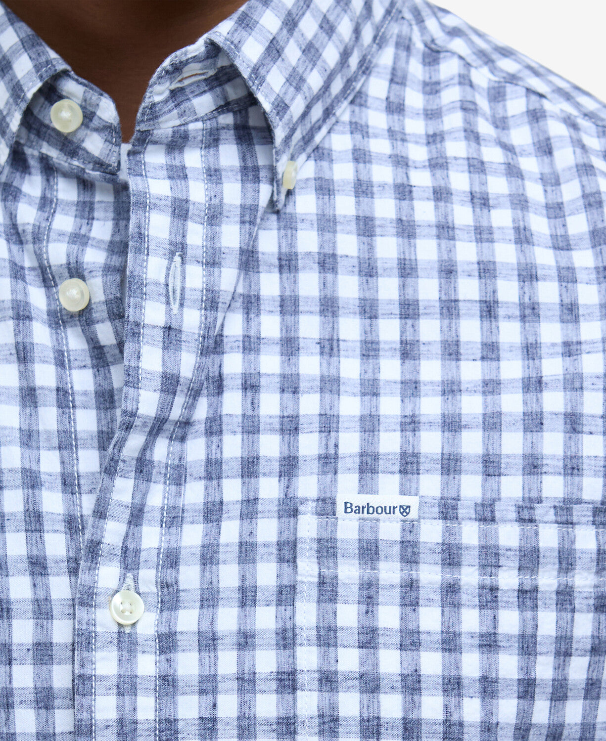 Barbour Kanehill Tailored LS shirt // NAVY NY91