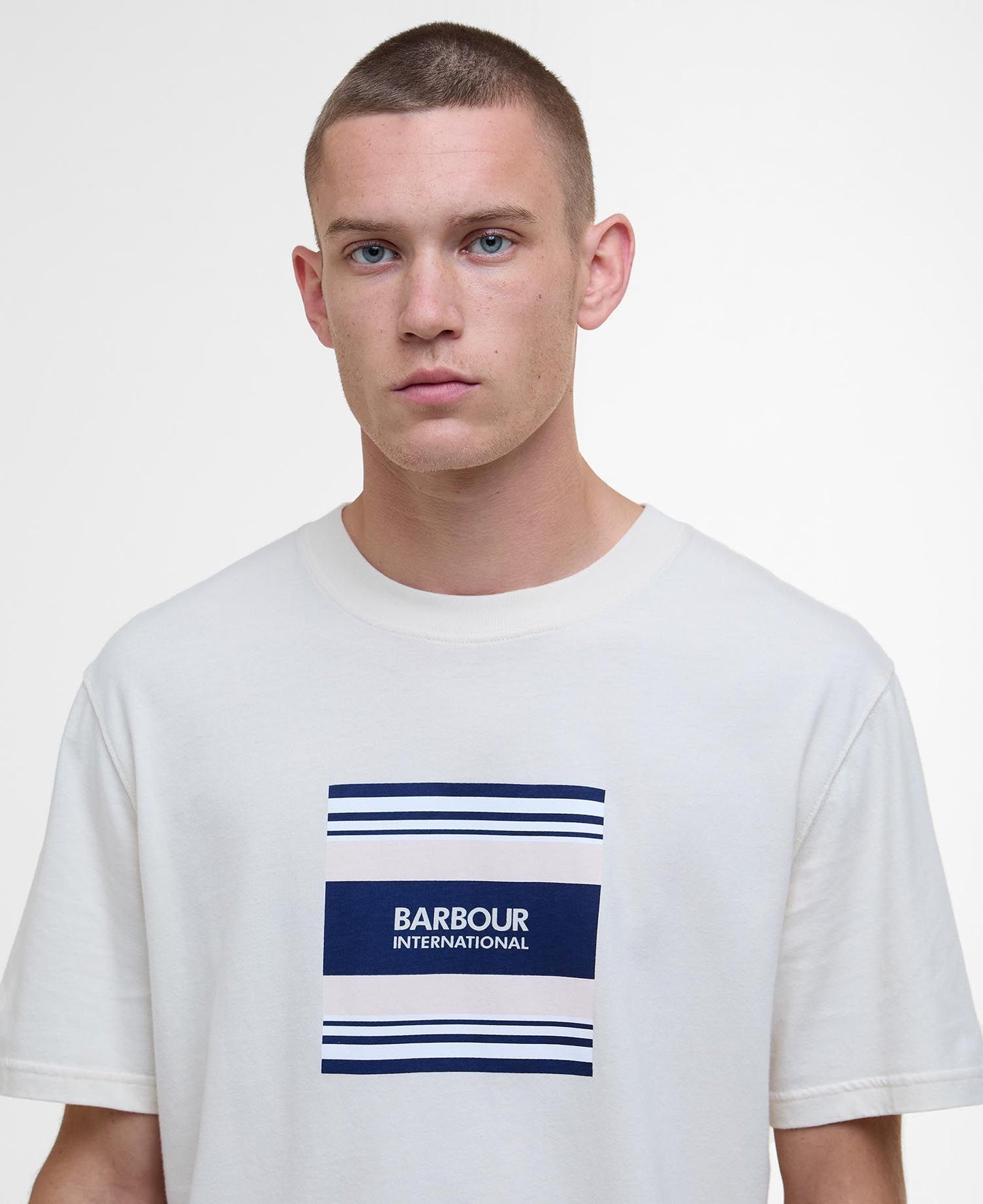 Barbour International Garland Graphic T-Shirt MTS1429 // DOVE GREY CR11