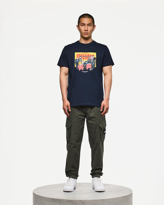 Weekend Offender Satriale's Graphic T-Shirt // NAVY