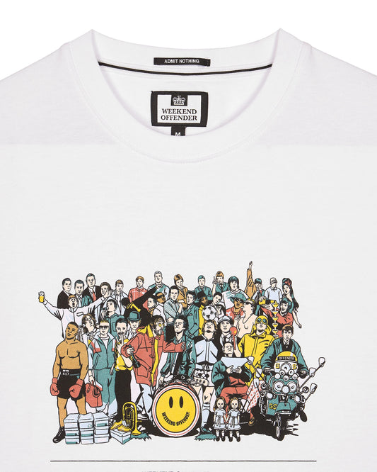 Weekend Offender Blake Graphic T-Shirt // WHITE