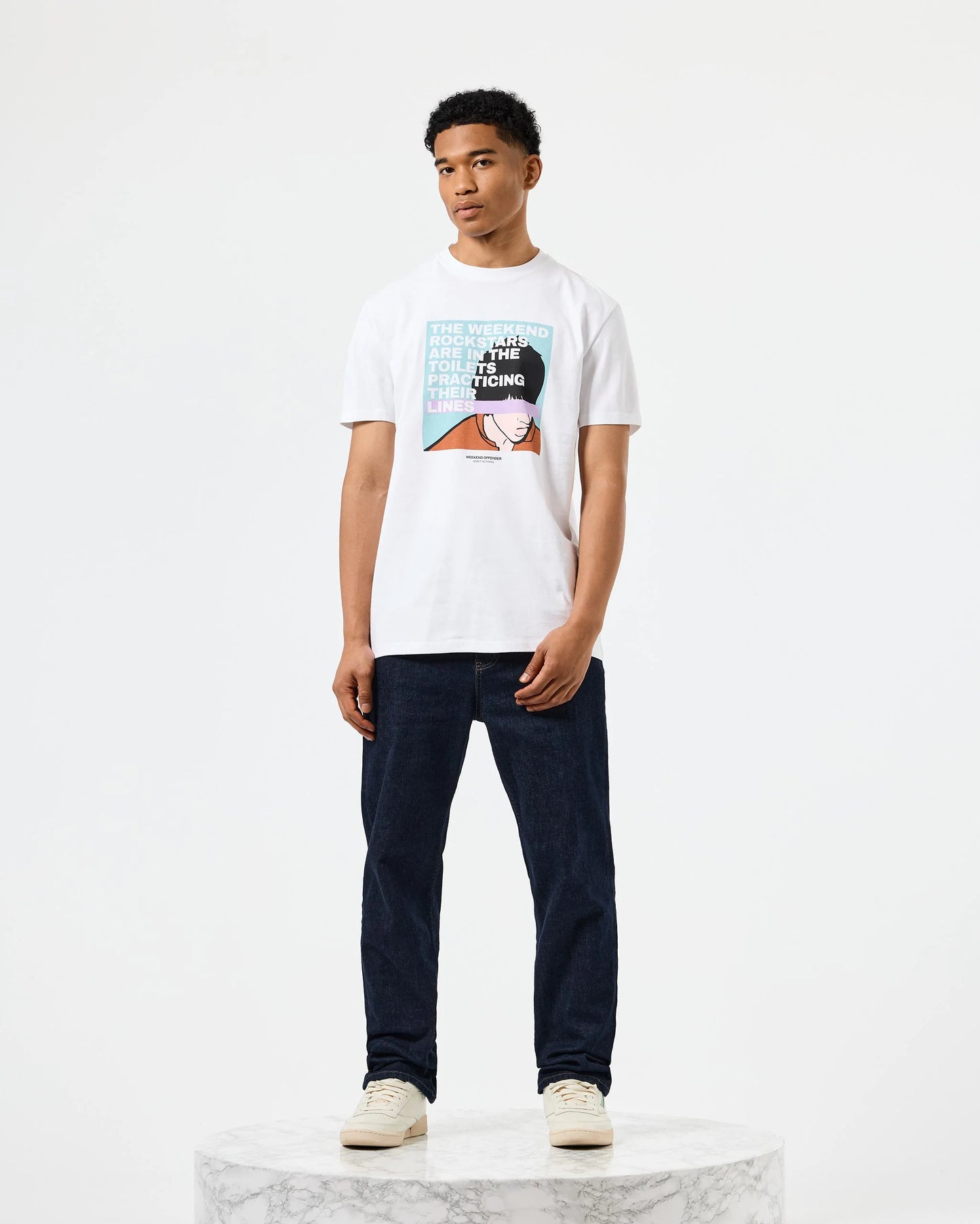Weekend Offender San Francisco Graphic T-Shirt // WHITE