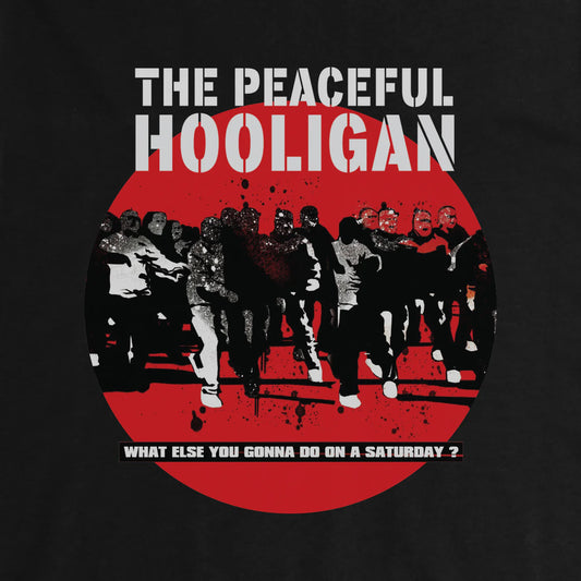 Peaceful Hooligan The Footy Factory T-Shirt // BLACK