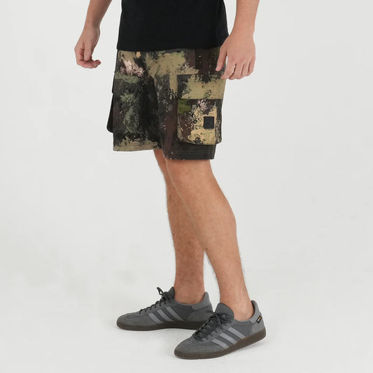 Peaceful Hooligan Scepter Shorts // WOODLAND CAMO