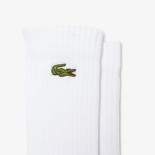 Lacoste High-Cut Socks 3-Pack RA4182 // WHITE
