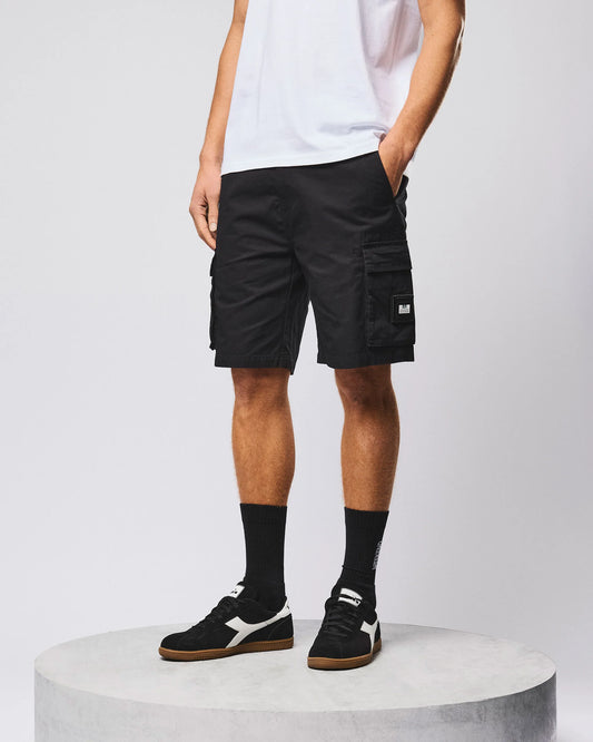 Weekend Offender Mascia Cargo Short // BLACK