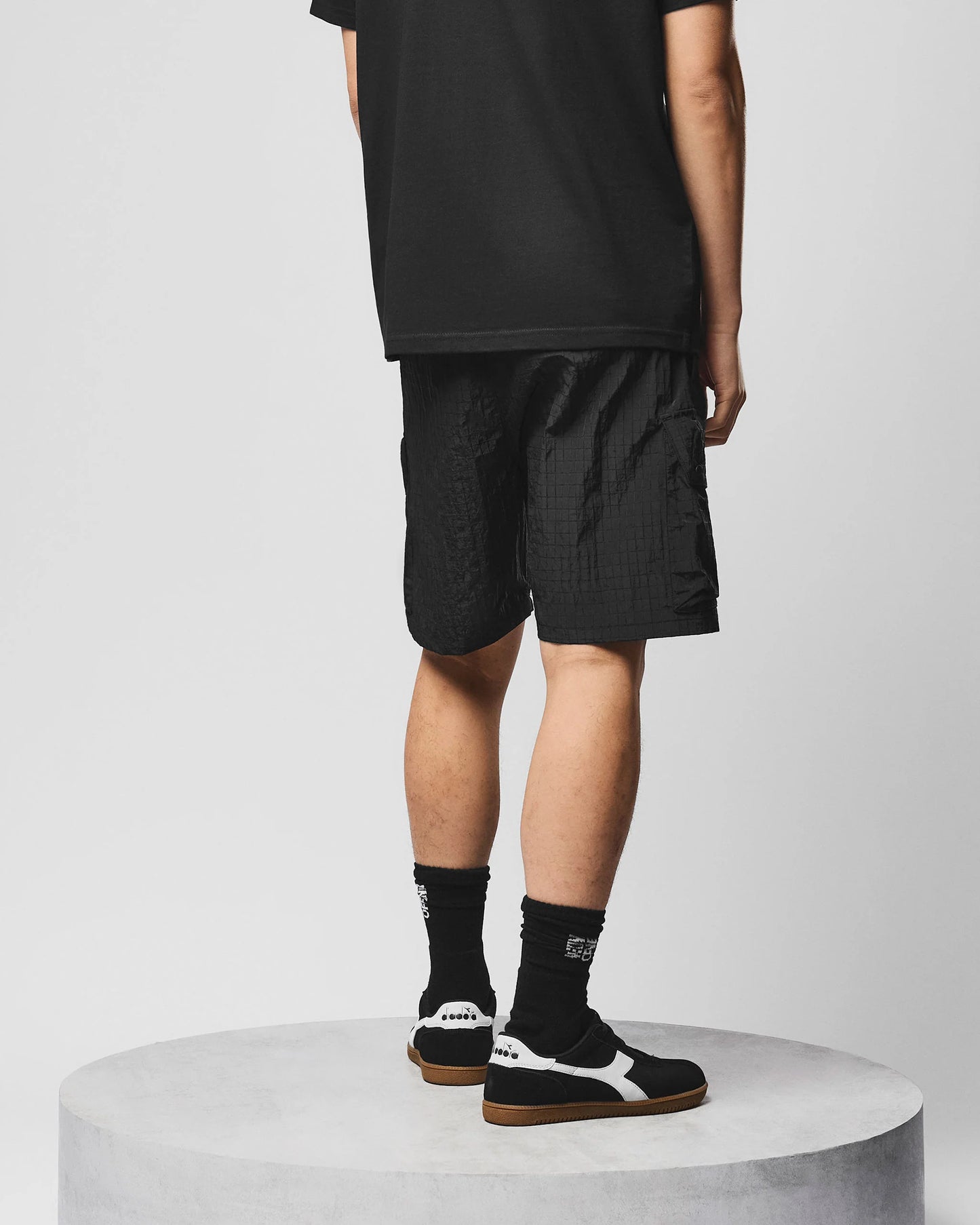 Weekend Offender Zemmouri Cargo Short // BLACK