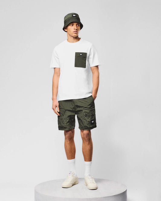 Weekend Offender Zemmouri Cargo Short // BLACK FOREST