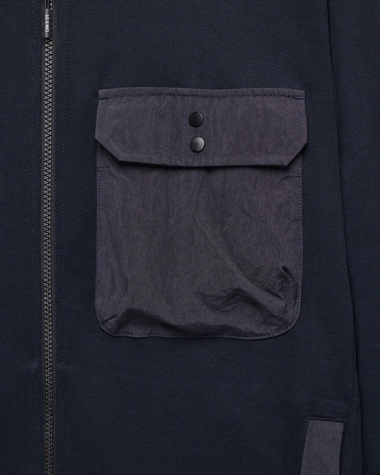 Weekend Offender x Leo Gregory Santo Full Zip Sweatshirt // NAVY