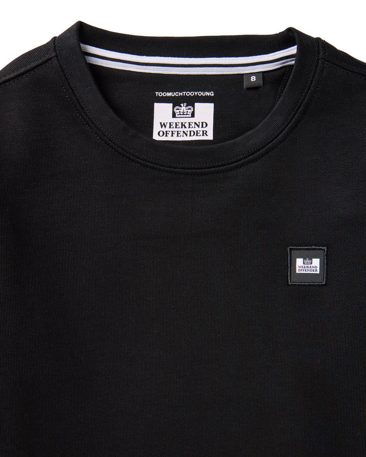 Weekend Offender KIDS Ferrer Sweatshirt // BLACK