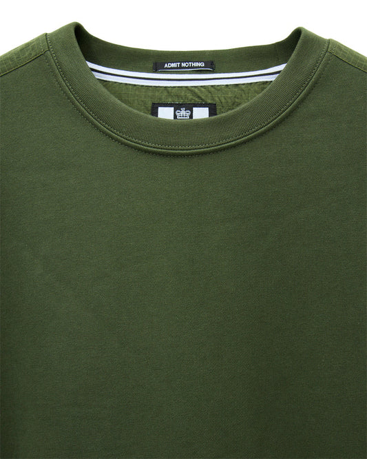 Weekend Offender F Bomb Sweatshirt // BAY LEAF GREEN