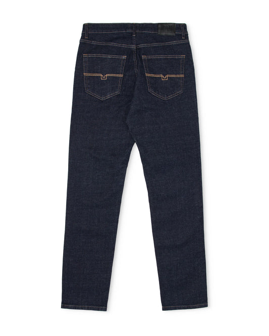 Weekend Offender Tapered Fit Denim Jeans // DARK RINSE