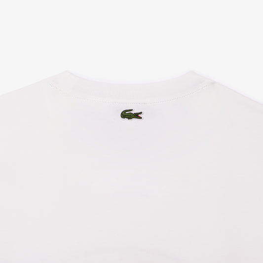 Lacoste Monogram Print Tee TH1415 // WHITE IJW