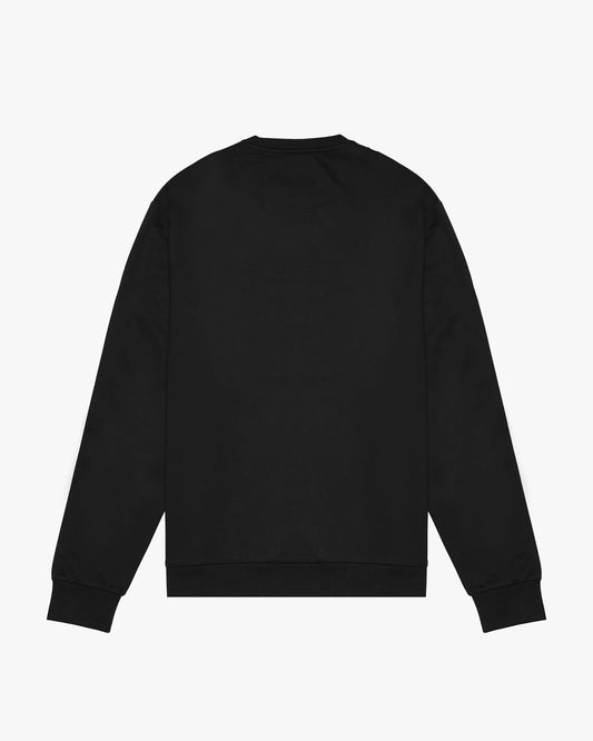 Aquascutum Active Rubber Patch Crewneck SW015 // BLACK