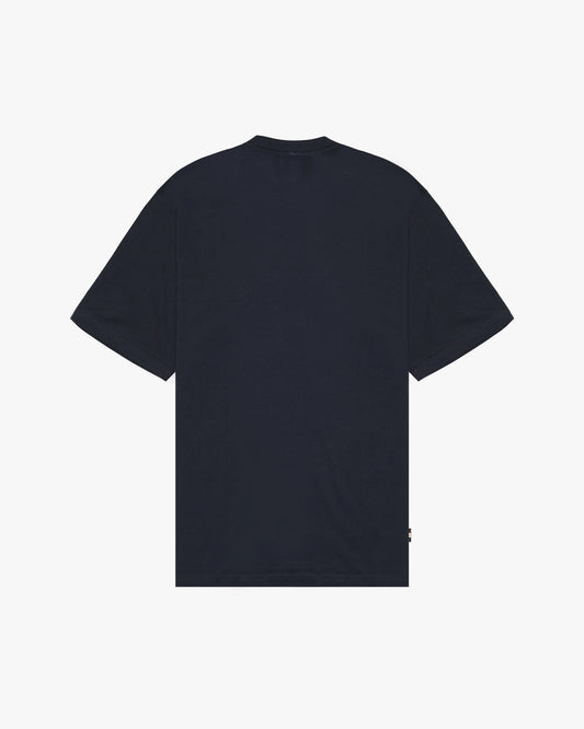Aquascutum Active Big logo T-Shirt TS004 // NAVY