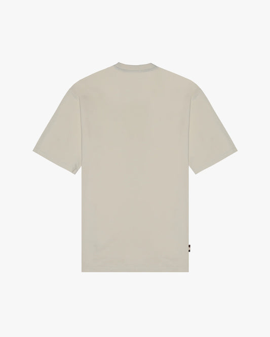 Aquascutum Active RUBBER PATCH T-SHIRT TS009 // OLD WHITE