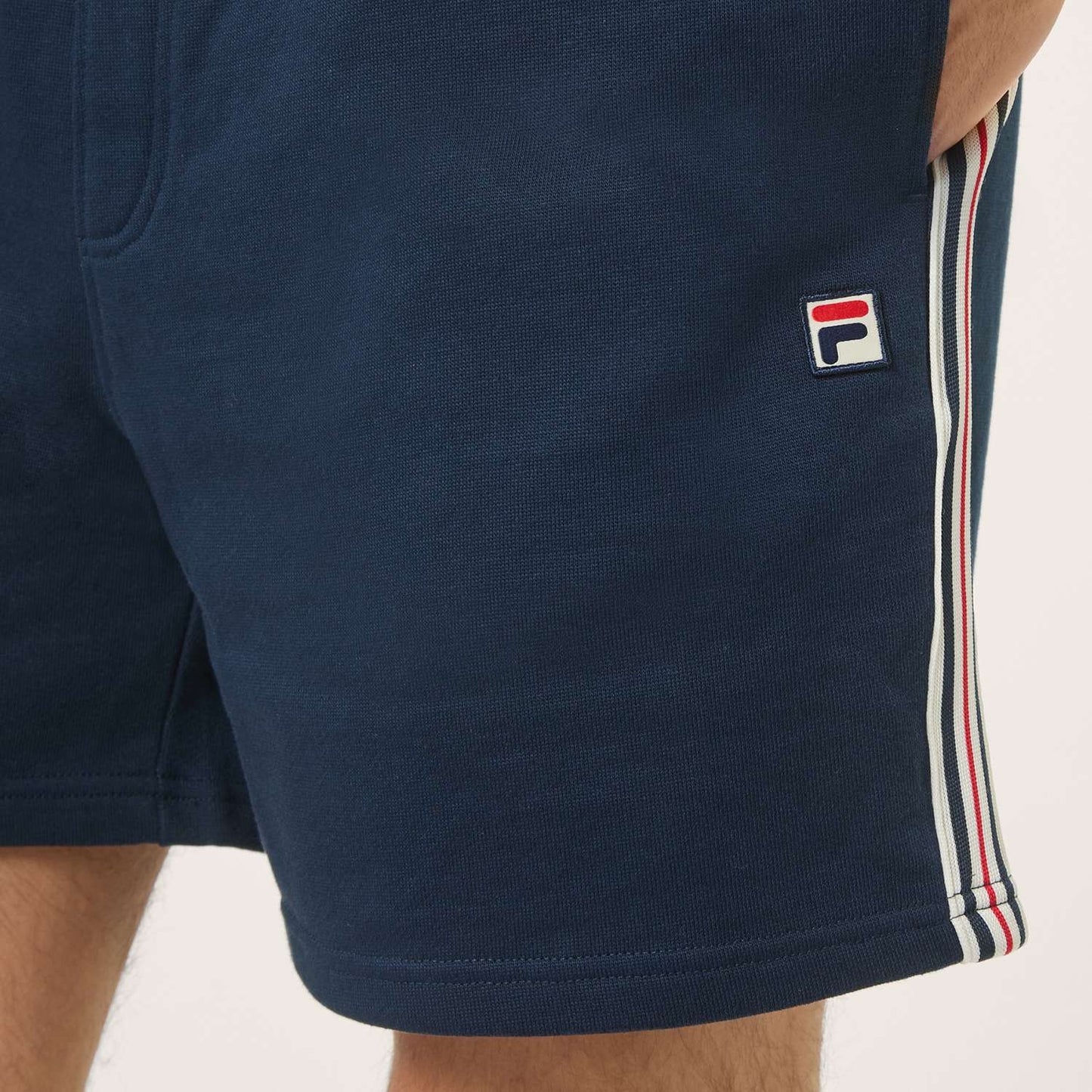 Fila Diecimo Regular Heritage Tape Sweat Shorts // BLACK IRIS