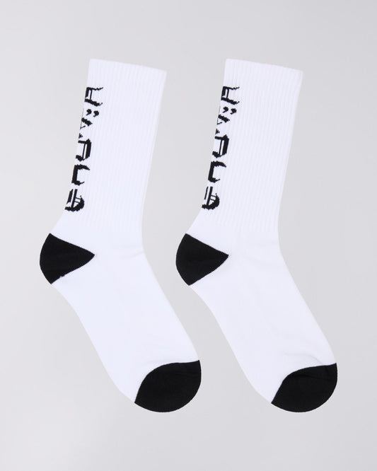 Edwin Gothic Socks // WHITE