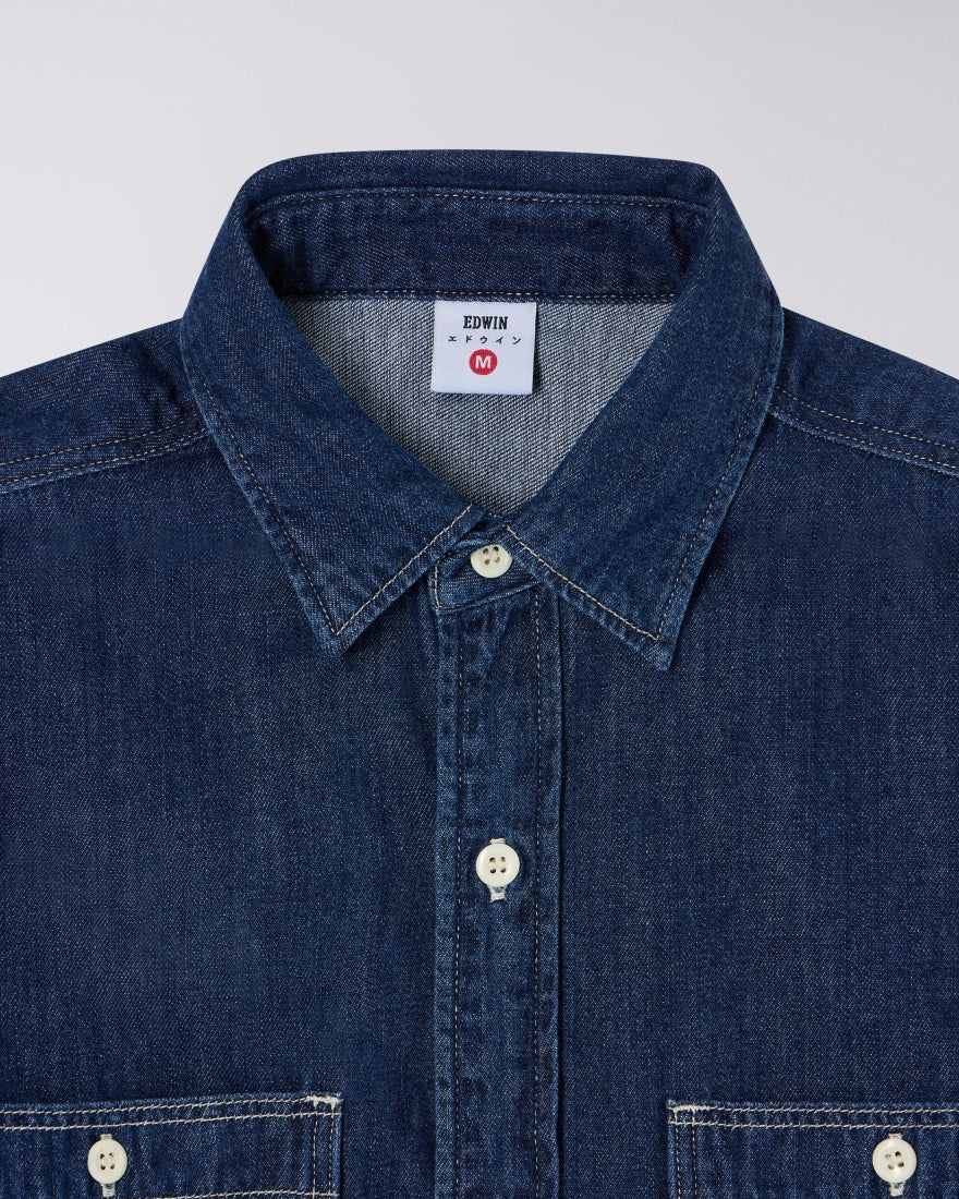 Edwin Work Shirt // DARK BLUE