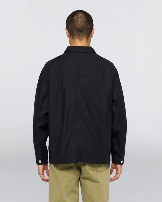 Edwin Coverall Overshirt // BLACK