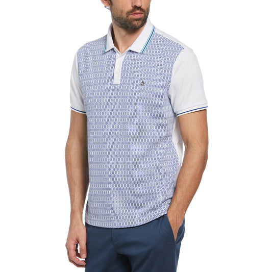 Penguin Jacquard Polo OPKM2431 // BRIGHT WHITE