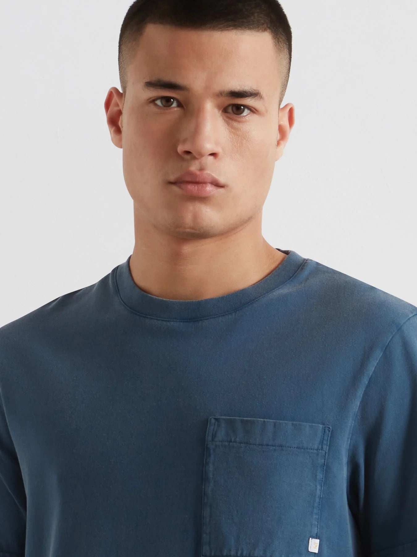 Farah Stacy Pocket T-Shirt // AEGAN BLUE