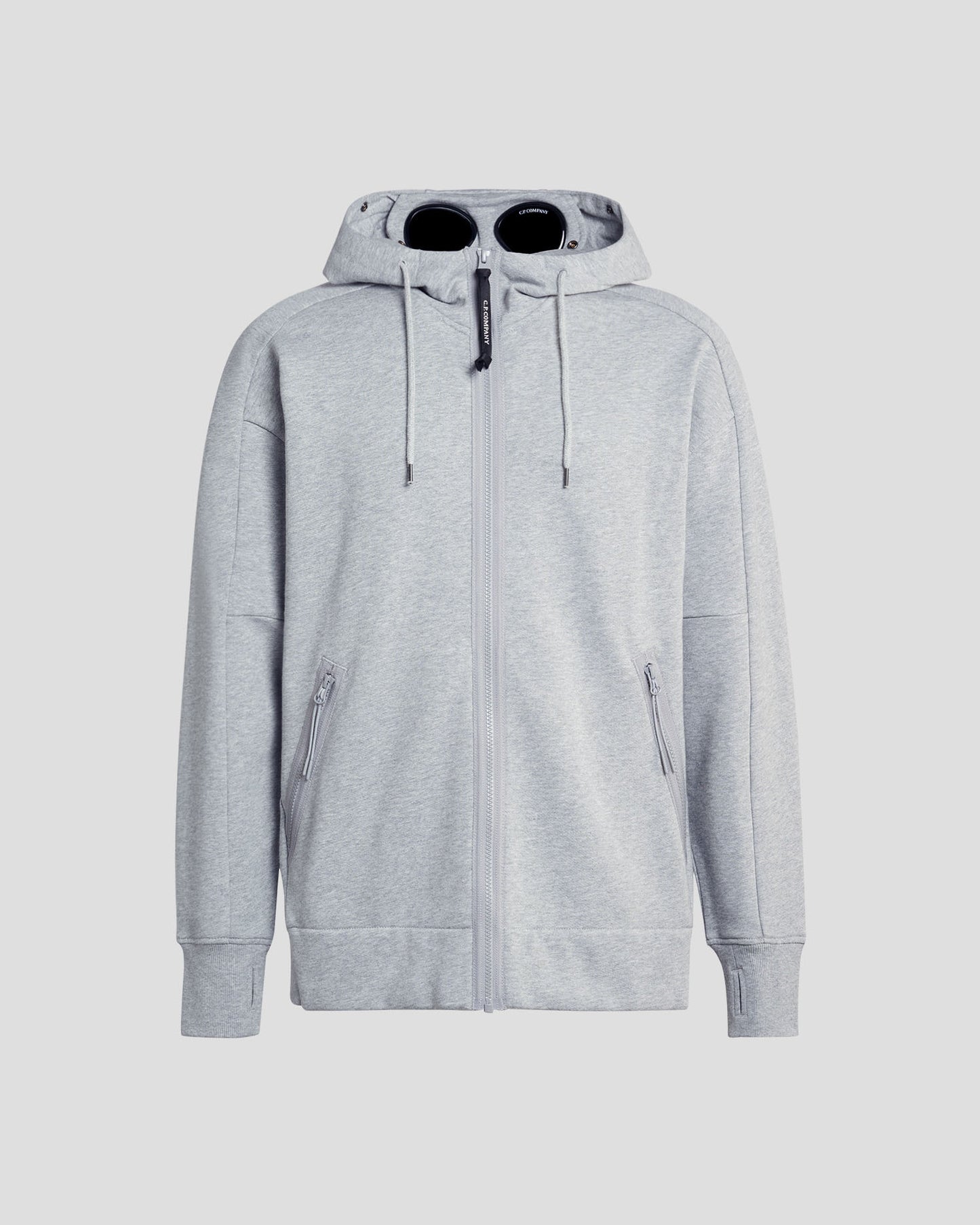 C.P. Company Goggle Zip Hood // GREY M93