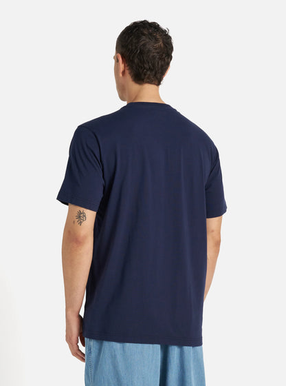 Universal Works Print Pocket Tee 32635 // NAVY