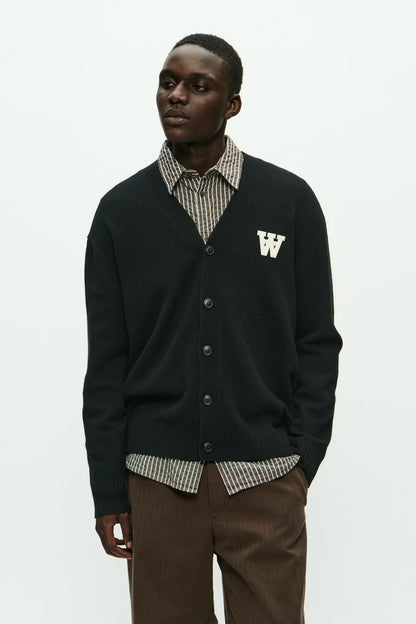 Wood Wood Tay Cardigan // BLACK