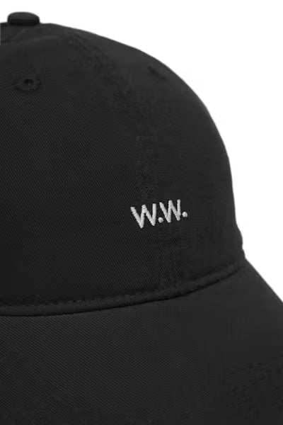 Wood Wood Baseball Cap // BLACK