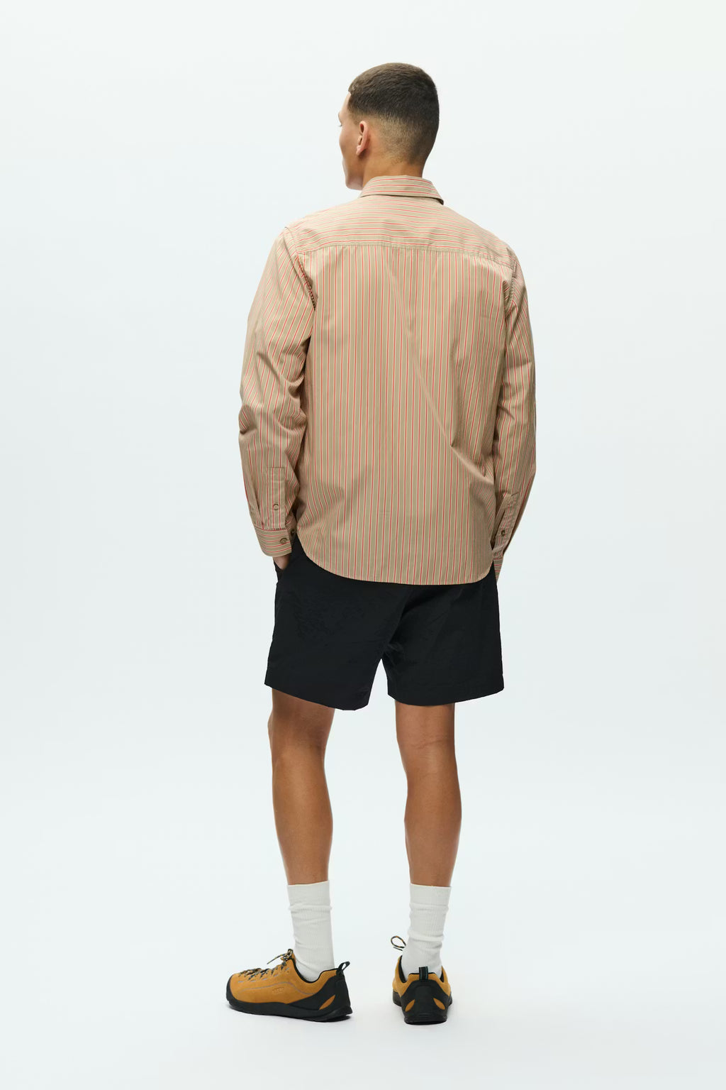 Wood Wood Adrian Shirt // POINCIANA STRIPE