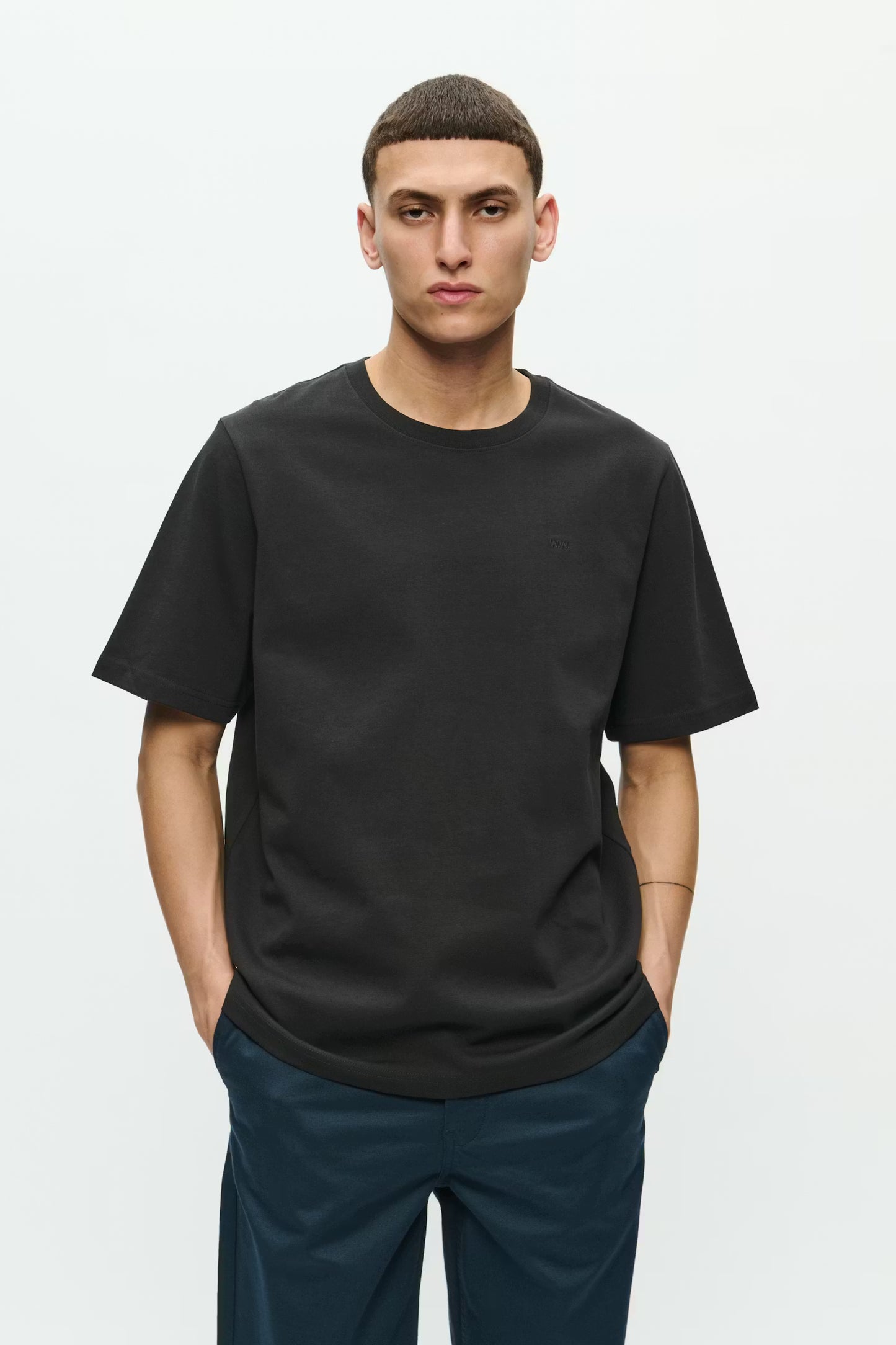 Wood Wood Bobby T-Shirt // BLACK