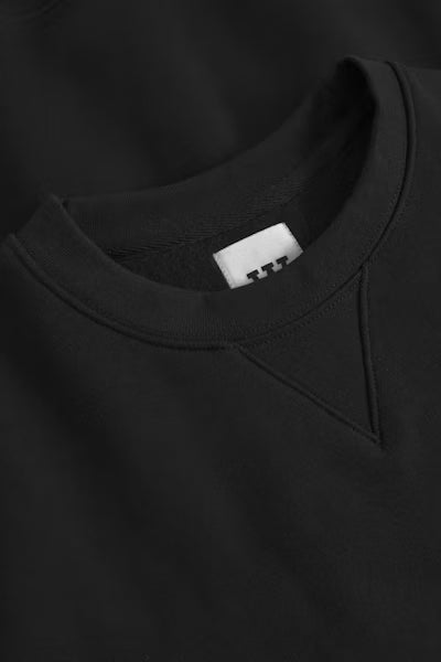 Wood Wood Tye Sweatshirt // BLACK