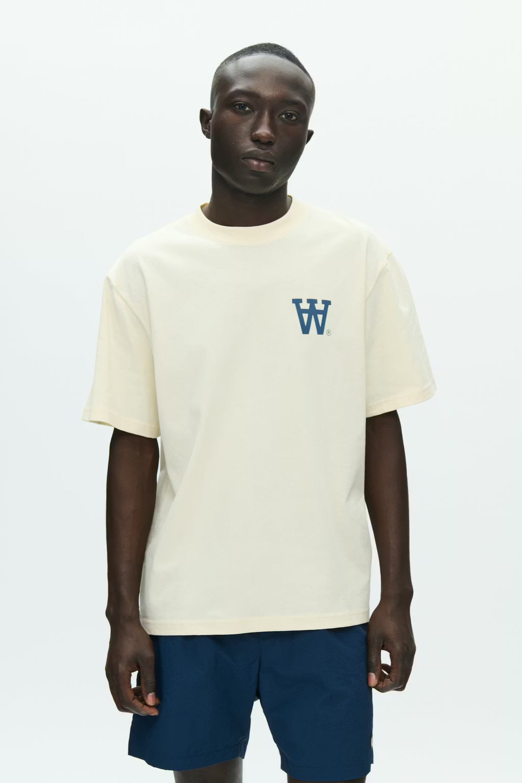 Wood Wood Liam T-Shirt  // ECRU