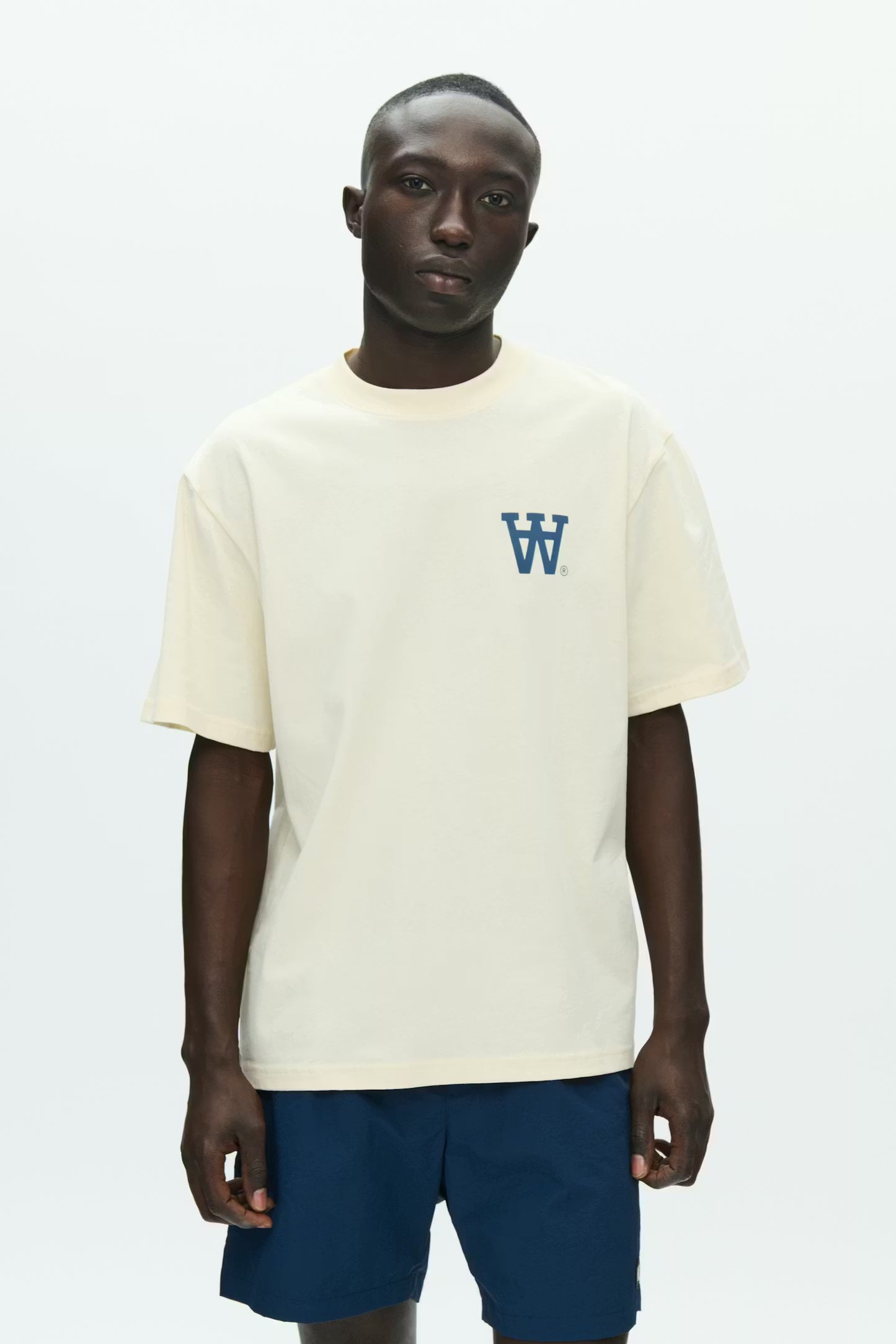Wood Wood Liam T-Shirt  // ECRU
