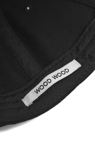 Wood Wood Baseball Cap // BLACK